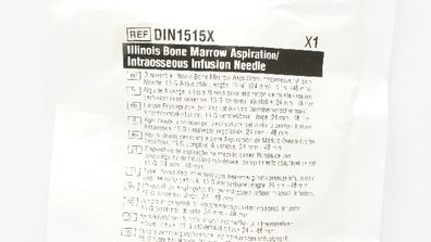 CareFusion DIN1515X Bone Marrow Aspiration/Intraosseous Infusion Ndle 15G
